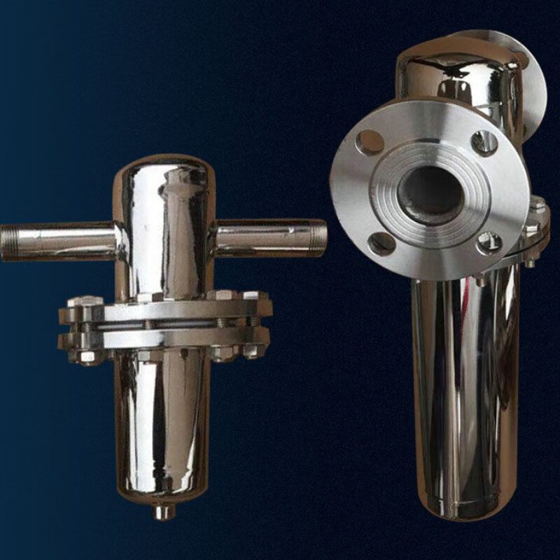 定制法兰不锈钢304压缩空气过滤器除菌过滤器空压机过滤负压油水分离