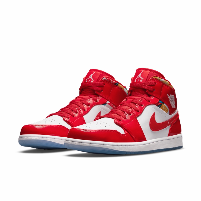 air jordan 1 mid se aj1 男子运动鞋 dc7294-600 44.5 999元-聚超值