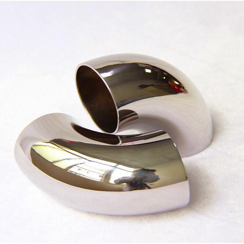 致仕(zisiz)316不锈钢焊接弯头镜面内外抛光冲压对焊90度弯管卫生级