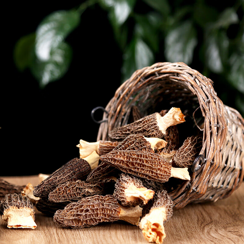 玉燕妃云南羊肚菌干货 甄选出口级 炖鸡炖排骨煮火锅底料菌菇煲汤