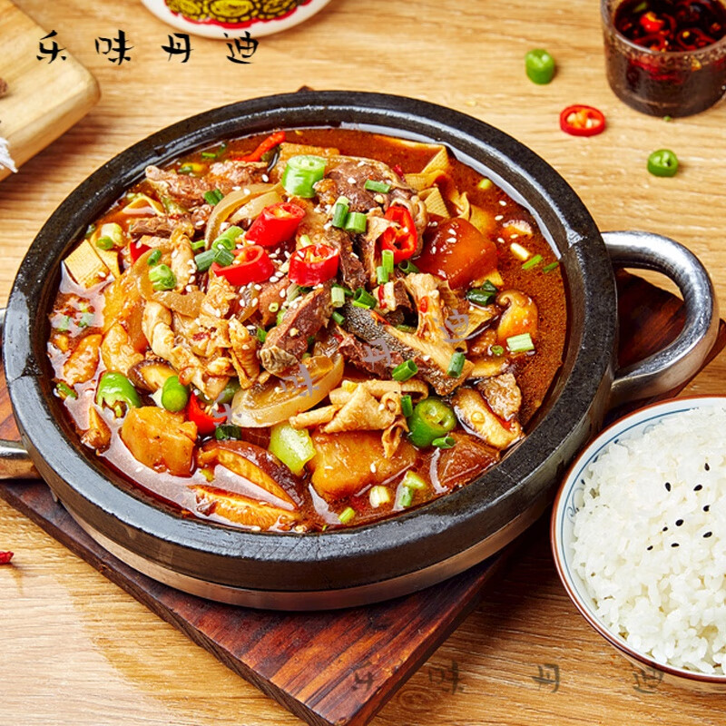 乐佳萱干锅牛杂250g新鲜半成品菜湘菜酒店饭店餐饮速食特色菜