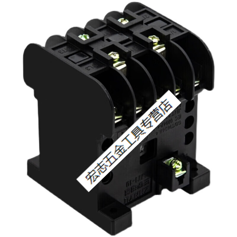 哩嗹啰嗹交流接触器cjt1-10a家用单相220v380v36v127v 36v