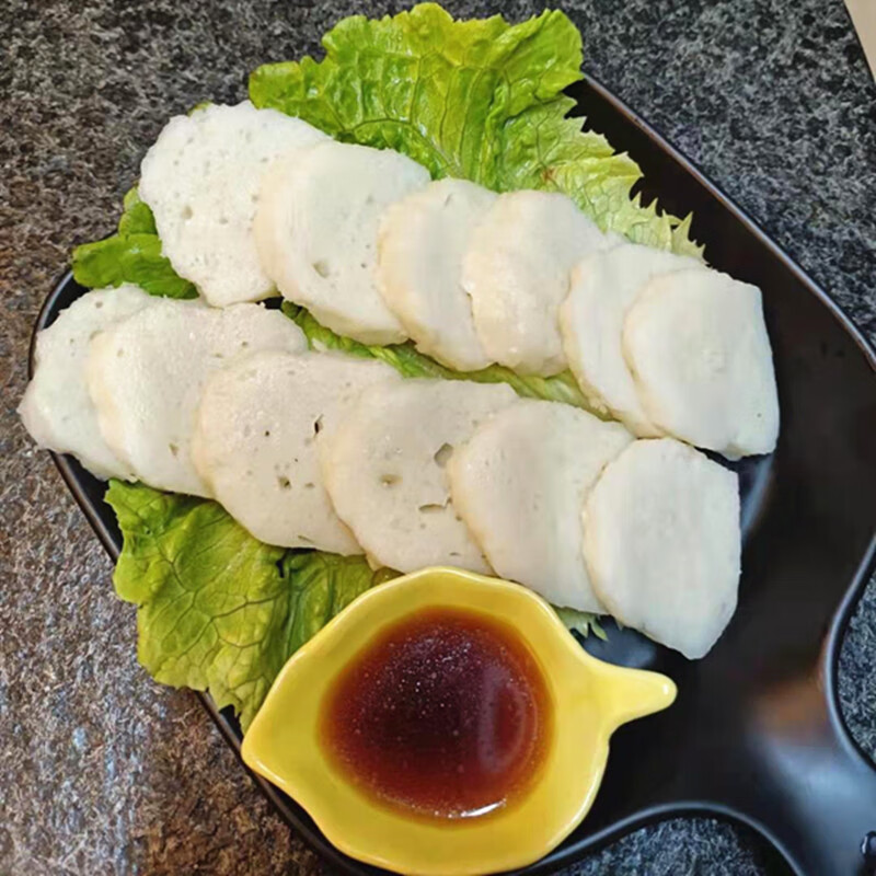 不吃小鱼温州手工鮸鱼鱼饼糕市区口味特产菜场真空包装 温州鱼饼5条共