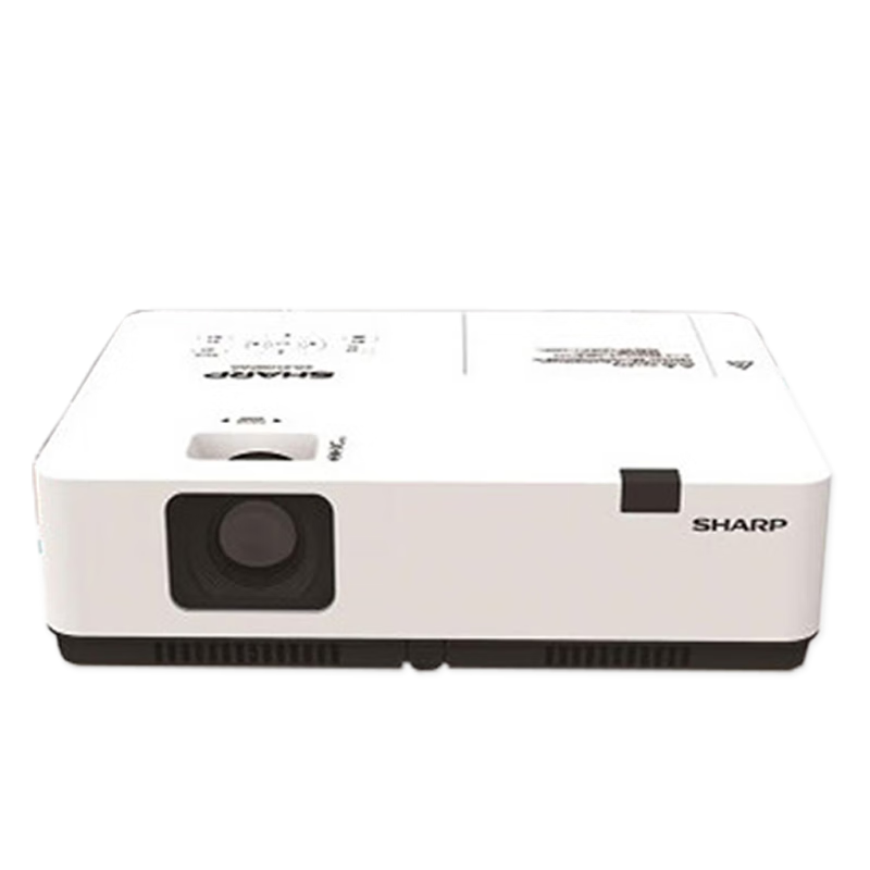 SHARP夏普（SHARP）投影仪办公商务教育家用支持高清投影机 挂式 XG-EH396WA (4500流明 WXGA) 官配+120英寸电动遥控高清投影幕