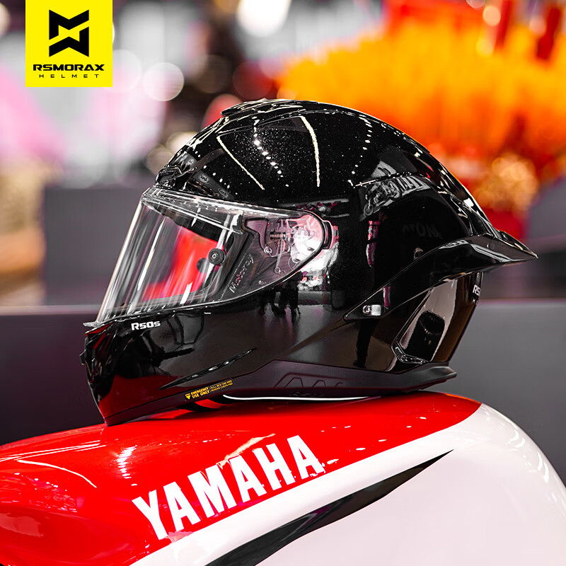 摩雷士R50S 摩托车头盔锦鲤男女全盔大尾翼航海王街车机车通用 R50S星空黑 XL