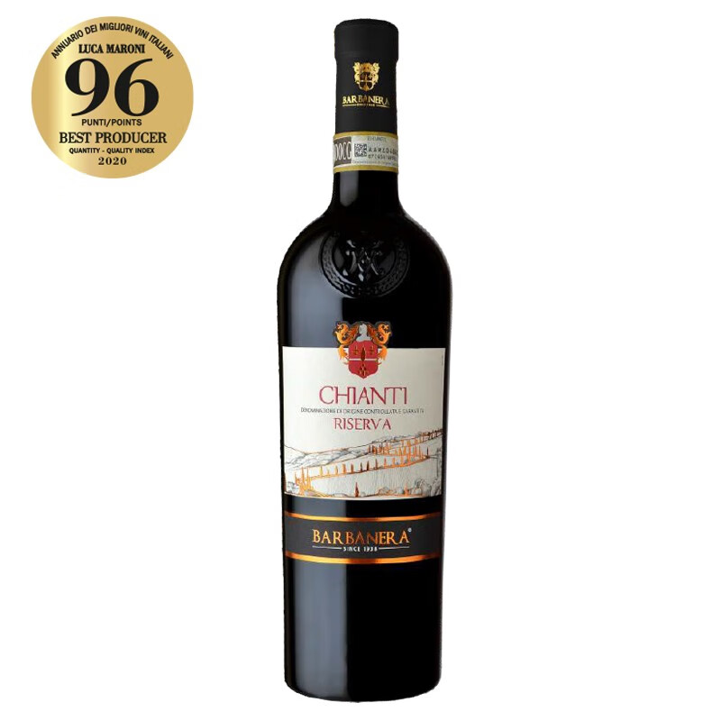 barbanera基安蒂珍藏干红葡萄酒chianti riserva  docg 托斯卡纳原瓶