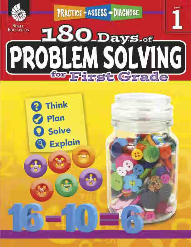 预售 【按需印刷】 180 days of problem solving for first grade