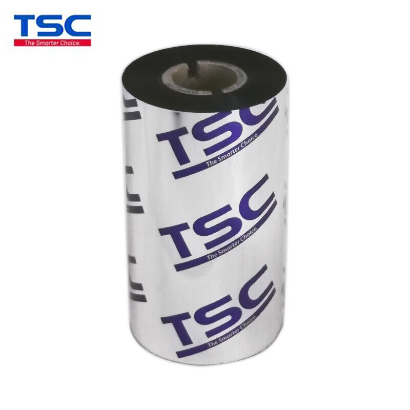 TSC（台半）原装碳带 蜡基/树脂基/混合基碳带 条码标签打印机专用色带 碳带打印机专用 TSC原装蜡基碳带 110mm*300m