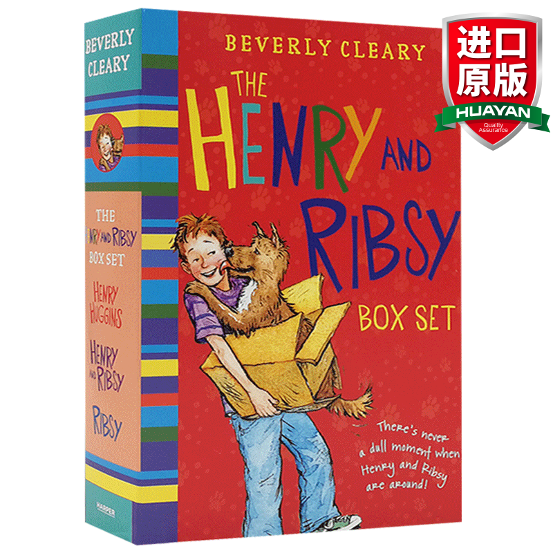 and ribsy box set 英文原版 亨利和利博西3册盒装 beverly cleary