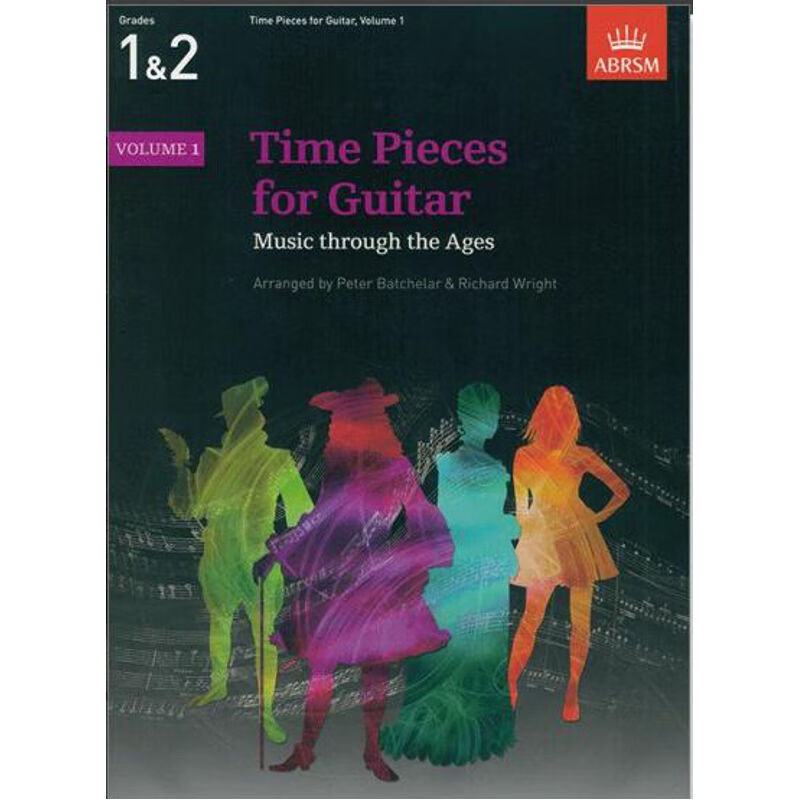 英皇考级教材 吉他考级曲谱TIME PIECES GUITAR 吉他经典曲目1册 1-2级 英文原版