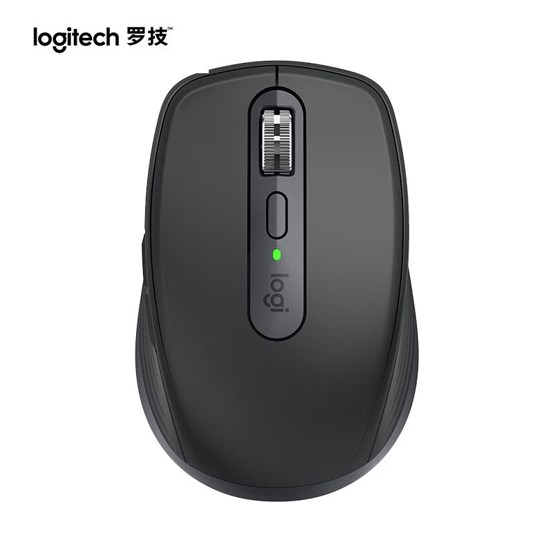 罗技（Logitech）MX Anywhere 3无线蓝牙双模鼠标 商务办公 便携鼠标 跨设备控制 -石墨黑