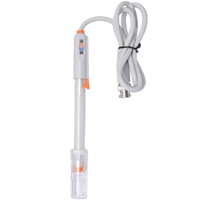 雷磁 ph复合电极e-201f/c型实验室e301f探头酸度计ph计水质检测传感器