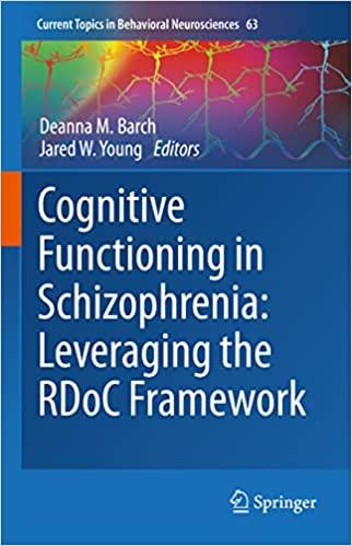 预订 cognitive functioning in schizophrenia: leveraging the rdoc