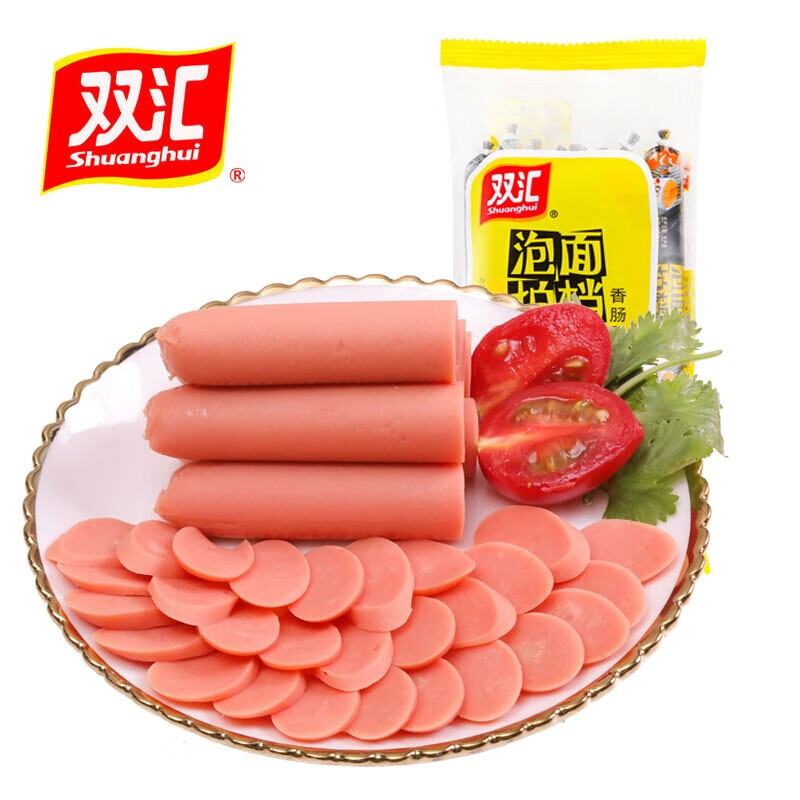 火腿肠 泡面拍档240g*1/3袋 香脆肠办公室休闲零食品配方便面小吃整箱