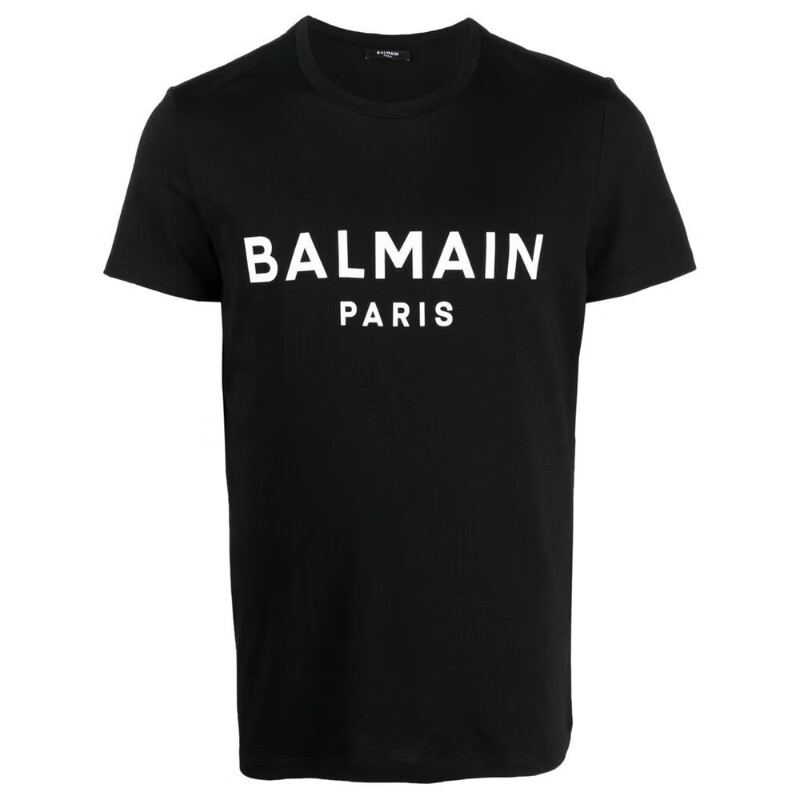 欧洲直采 BALMAIN/巴尔曼 男装男性T恤YH0EF00BB65 EAB 黑色 M