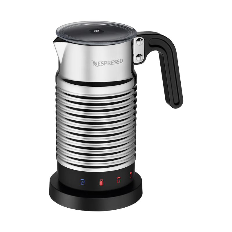 Nespresso 奶泡机四代 多功能电动 全自动商用 冷热两用打奶器 Aeroccino 4银色13367197854