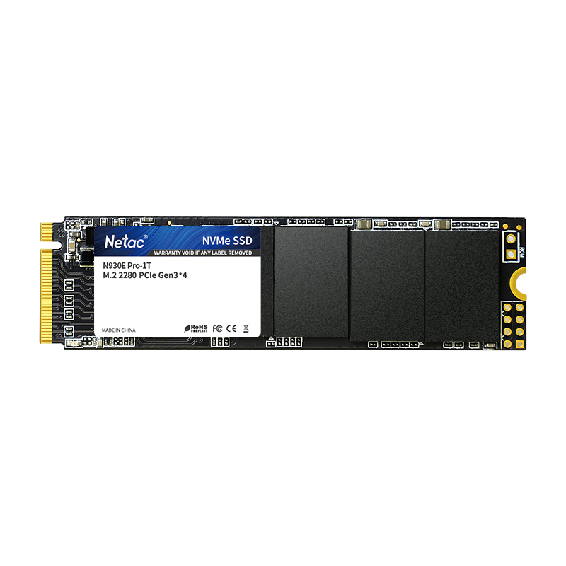 Netac 朗科 绝影 N930E PRO NVMe M.2 固态硬盘 1TB（PCI-E3.0）