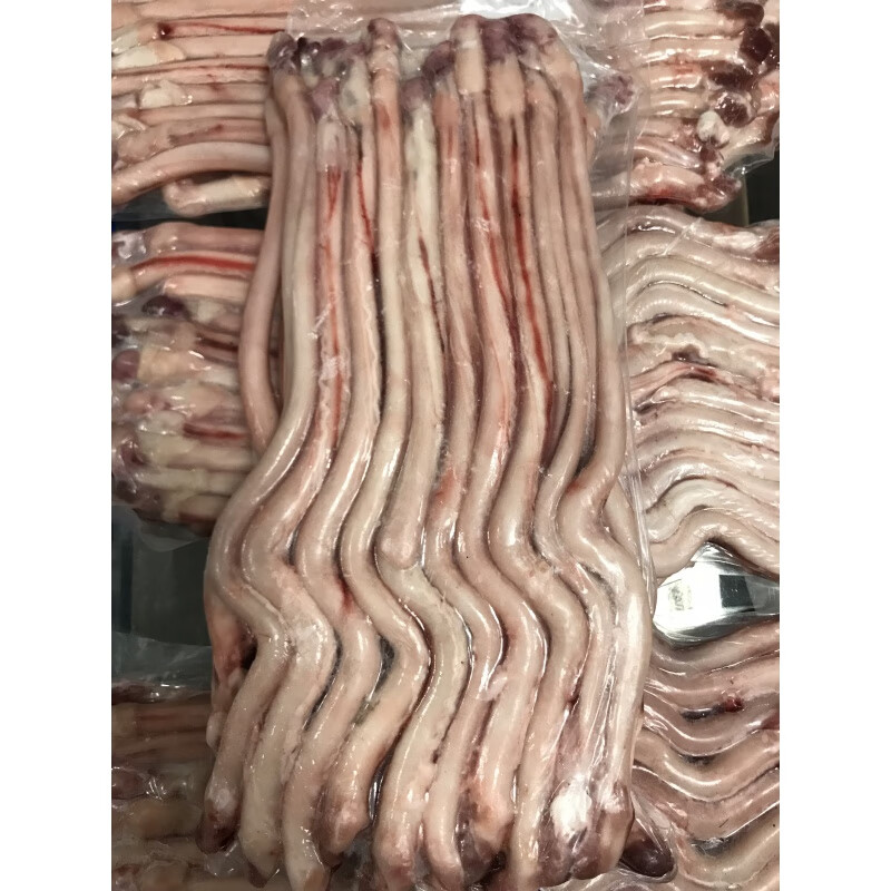 虎钢馋内蒙古草原清真冷冻鲜羊鞭整根羊枪生制羊鞭两斤烧烤炖汤爆炒