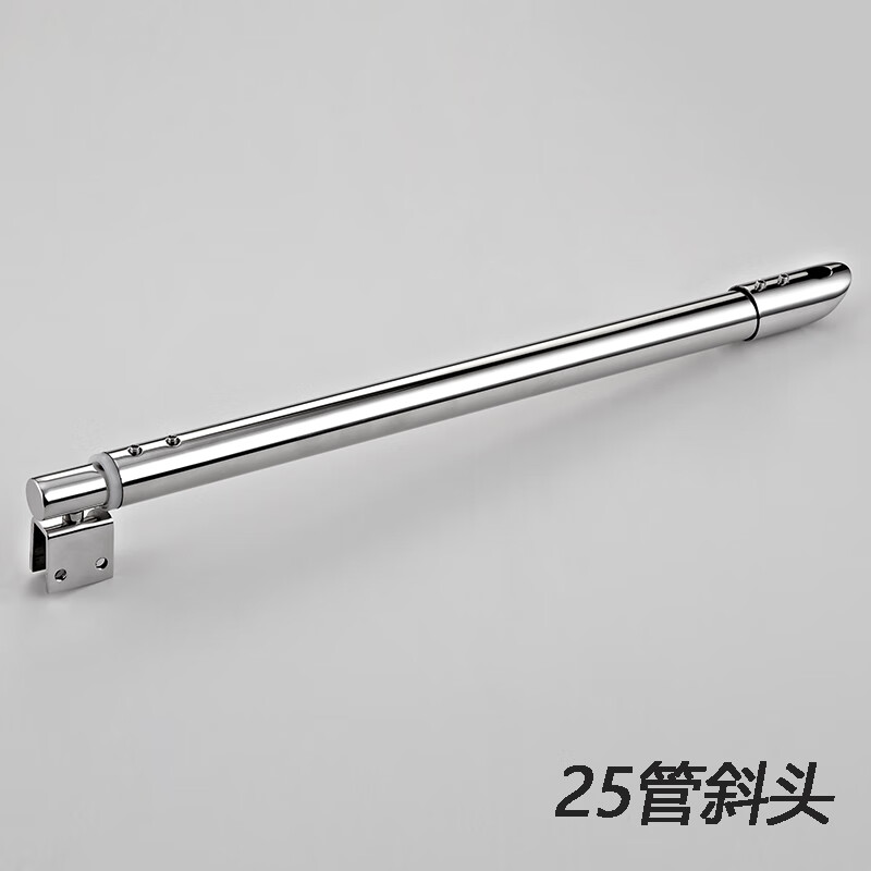 淋浴房加固支架玻璃门固定斜拉杆支撑杆五金配件 25管斜头镜光300-500