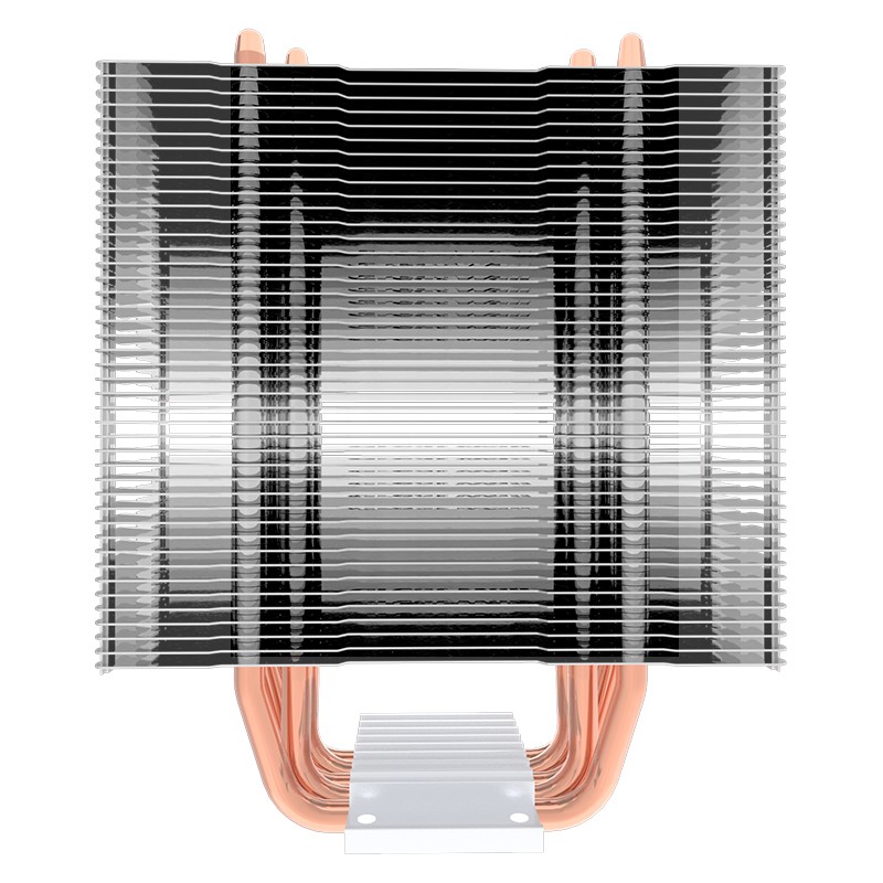 长城（GreatWall）霄龙500 CPU散热器风冷（12cm炫彩风扇/5热管/支持intel 10代CPU/热管直触/附带硅脂）