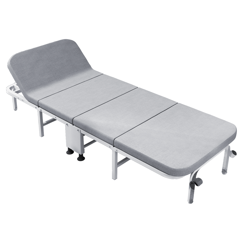 瑞仕达(Restar)折叠床单人午休床办公室午睡床医院陪护床便携四折海绵床70cm 头部可调节