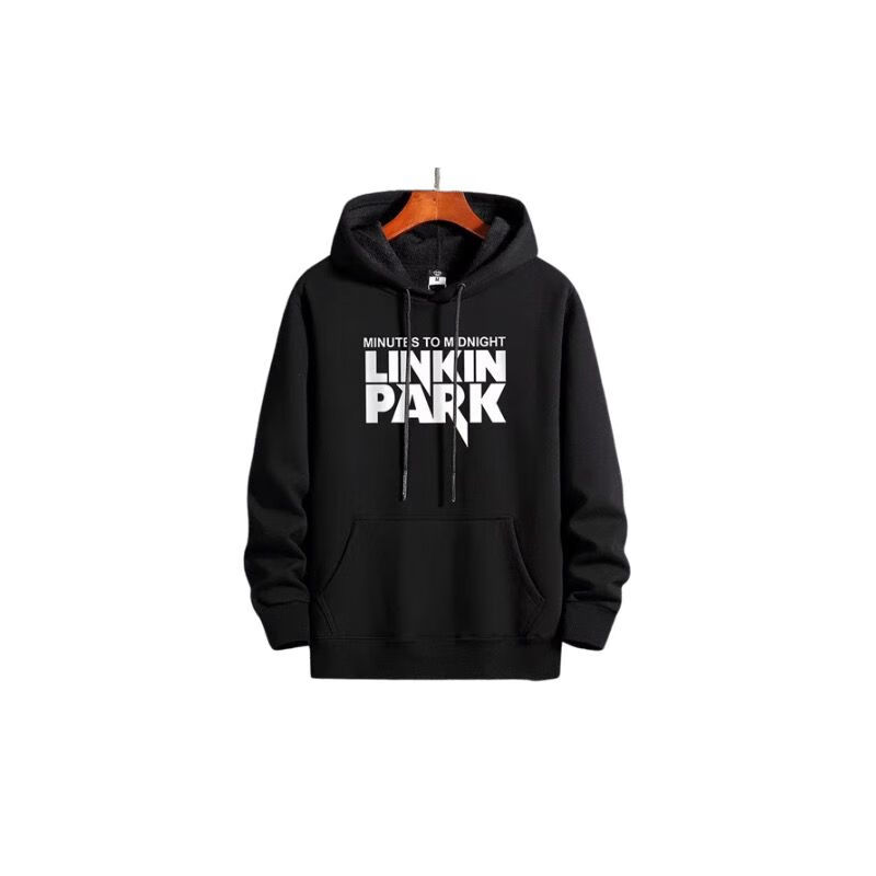 乐拓健卫衣男学生不连帽不带帽加绒卫衣男宽松连帽衫加绒加厚款青年套