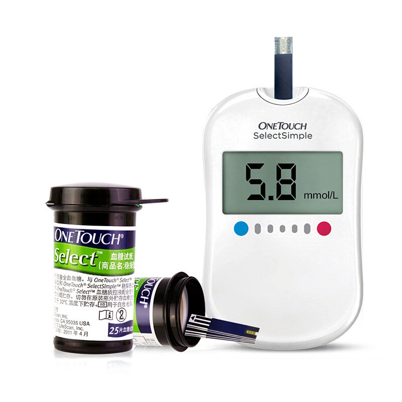 强生稳捷稳择易型血糖试纸血糖仪家用测血糖50片25片 25片试纸 25 年