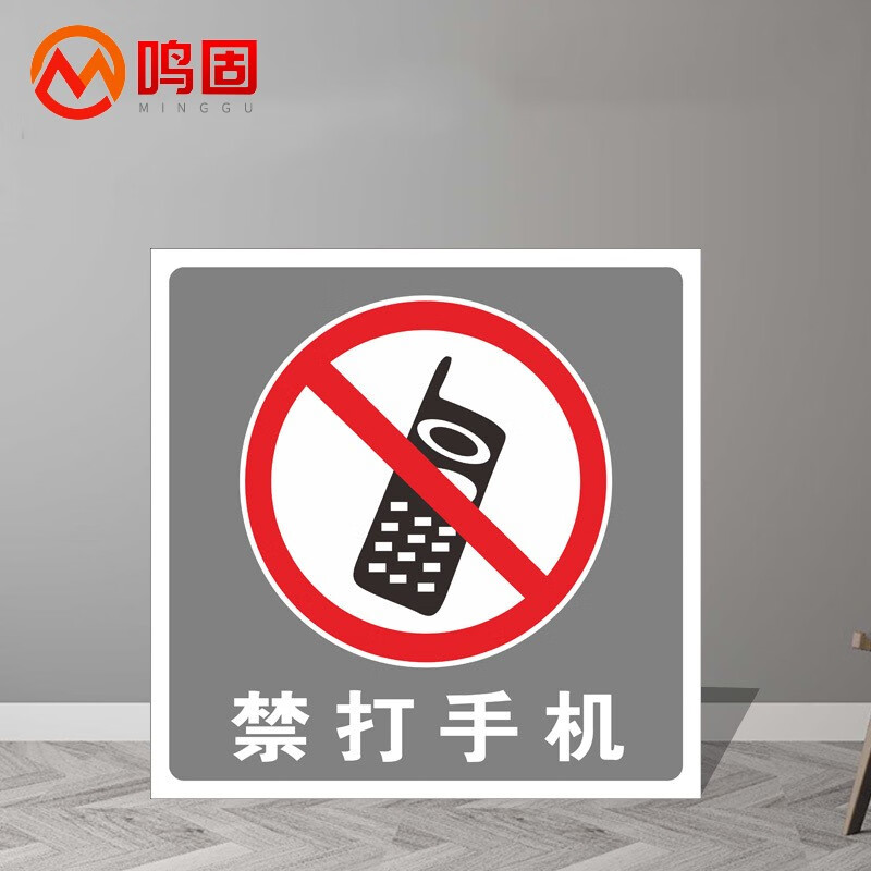 50*50cm 禁打手机灰底
