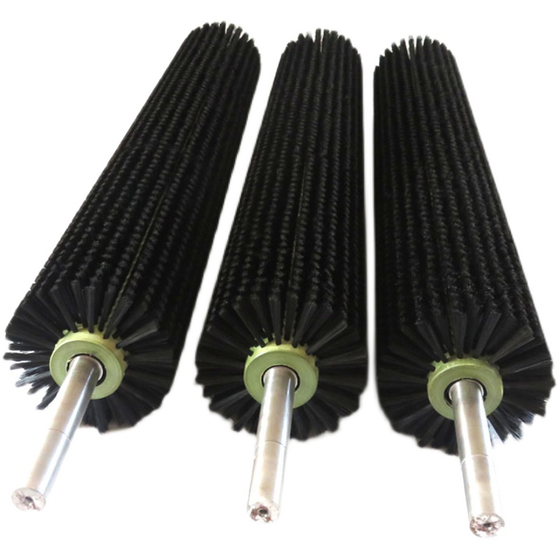 毅鹏定制毛刷滚清洗机刷工业毛刷辊筛沙机滚刷皮带清扫刷圆柱形滚筒刷