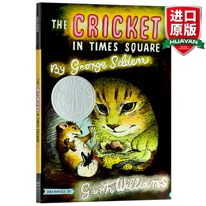 英文原版 时代广场的蟋蟀 The Cricket in Times Square 纽伯瑞获奖作品