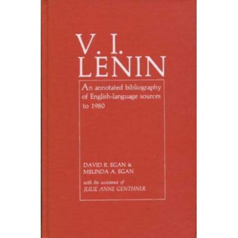i. lenin: an annotated bibliography of en.