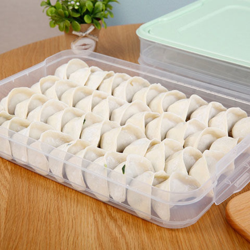 饺子盒厨房家用水饺盒冰箱保鲜盒收纳盒塑料冷冻托盘馄饨盒鸡蛋盒