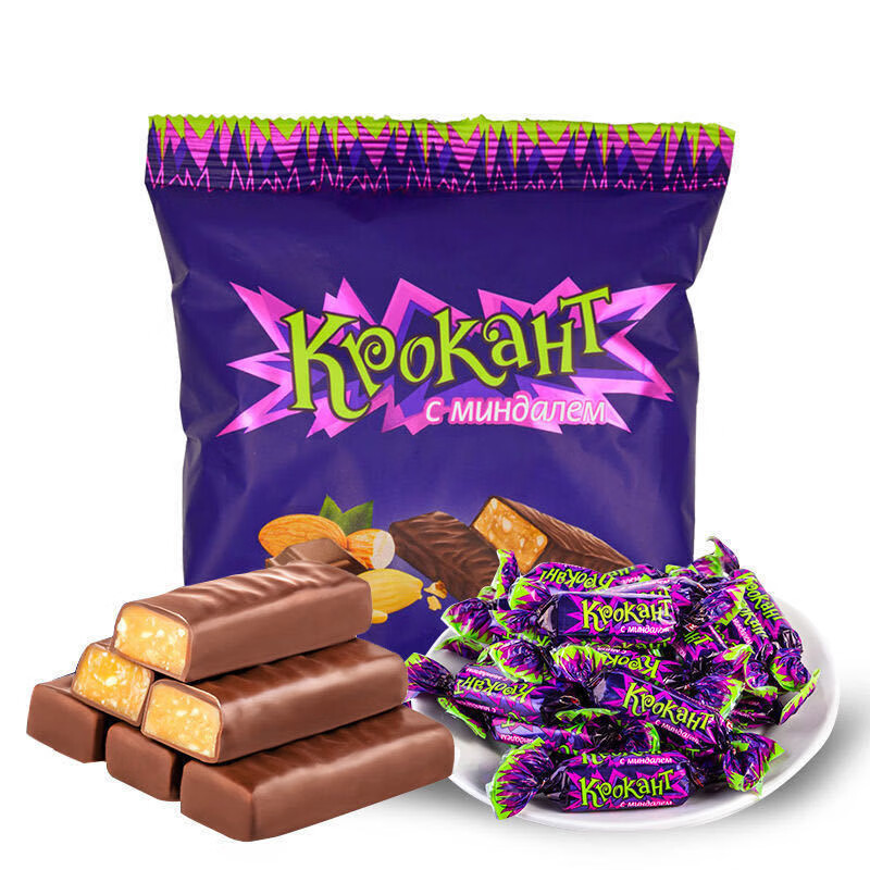 紫皮糖新年货零食巧克力混合进口糖果散装过年喜糖 100g【约12粒】