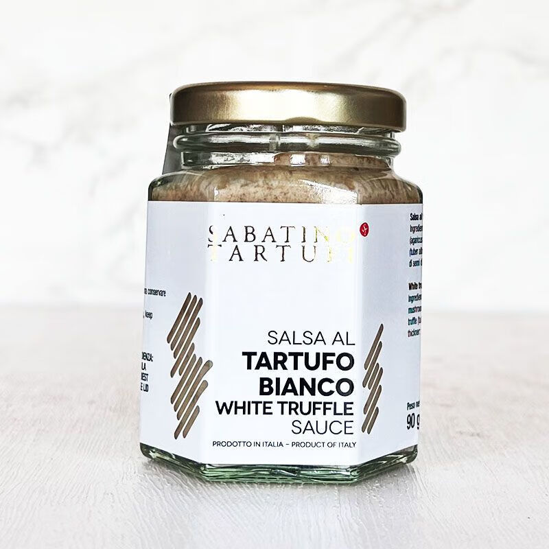 萨巴提诺黑松露酱90g白松露调味酱特产菌菇西餐意面酱 白松露酱90g