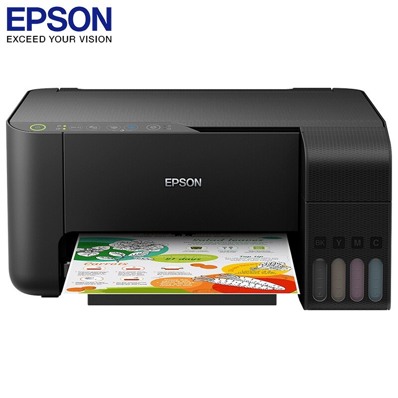 爱普生(epson)墨仓式 l3153 微信打印/无线连接 打印复印扫描一体机
