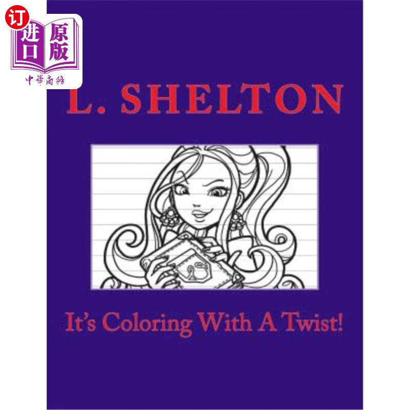 海外直订its coloring with a twist 它的颜色有点扭曲