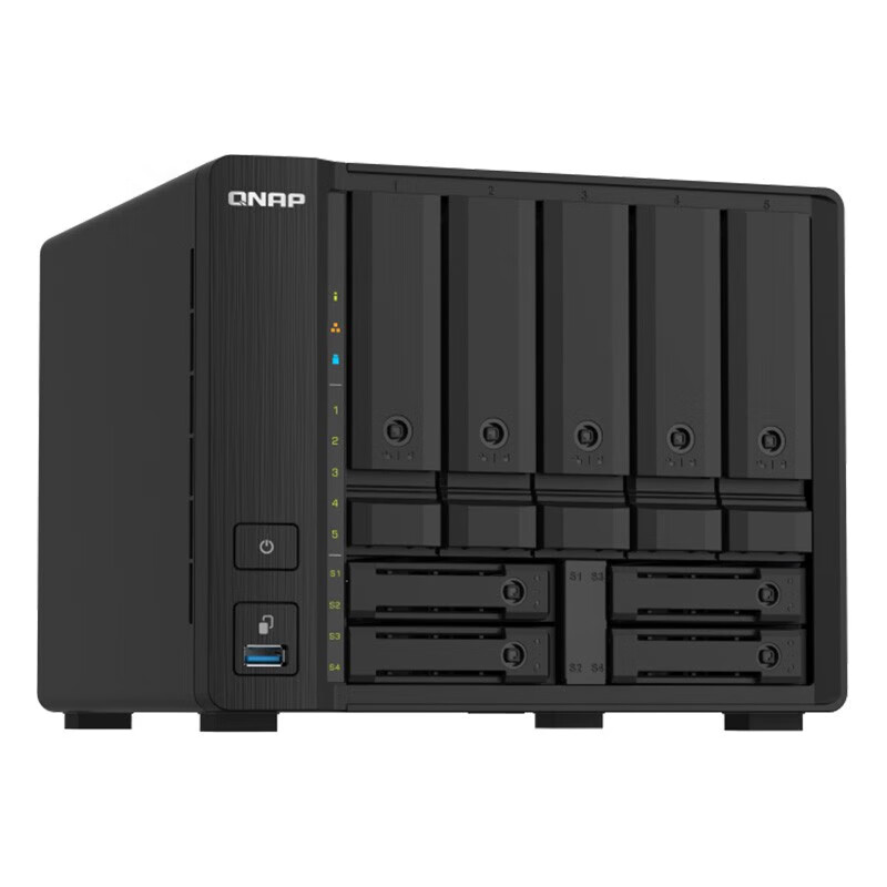 威联通（QNAP）TS-932PX 4G桌面式 九盘位 网络存储服务器NAS磁盘阵列（无内置硬盘）