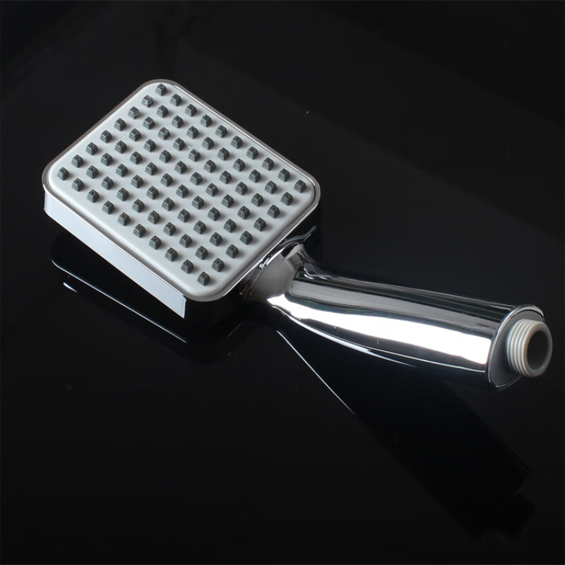 kedoety方形花洒头手持花洒莲蓬头单头塑料淋浴洗澡浴室配件增压 花洒