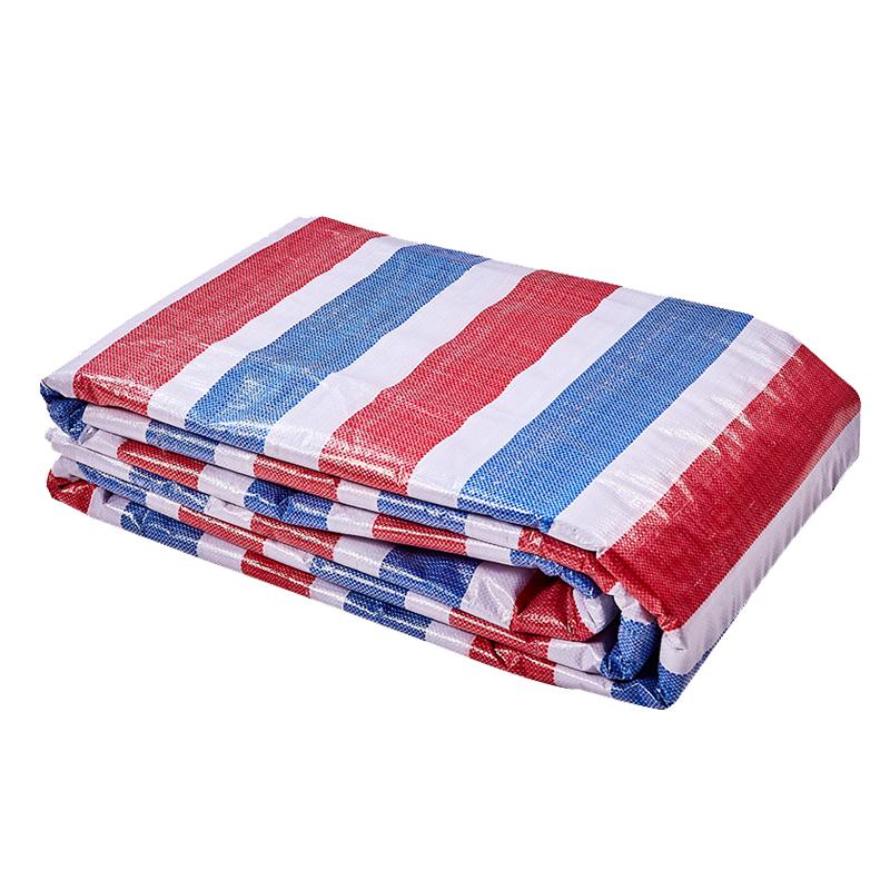 斯亚特刘不丁篷布三色布彩条布防雨布工地防尘布防水防晒加厚装修油布