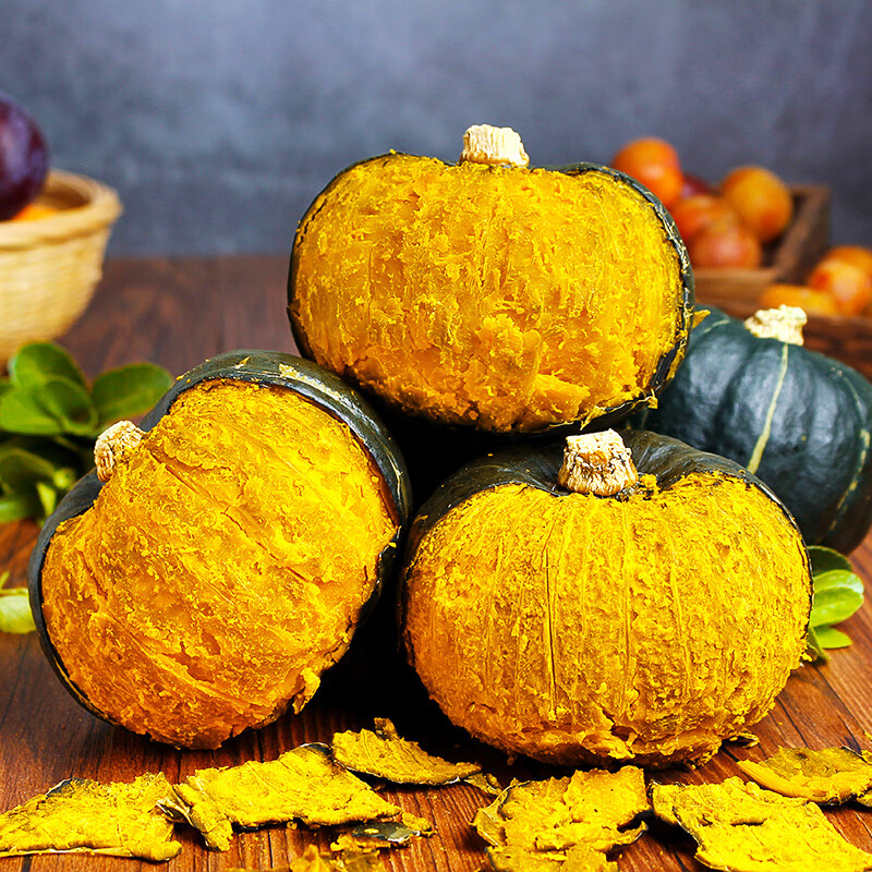 正宗贝贝南瓜板栗香小南瓜 新鲜蔬菜粉糯香甜小南瓜 贝贝南瓜9斤装
