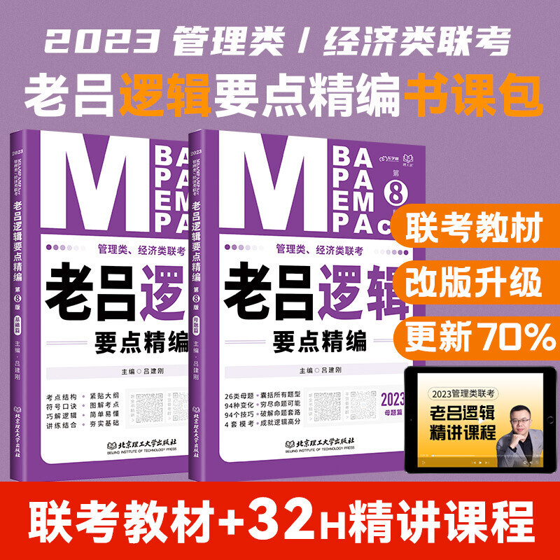2023年老吕逻辑要点精编(基础篇+母题篇)MBA MPA MPAcc管理类联考综合能力199