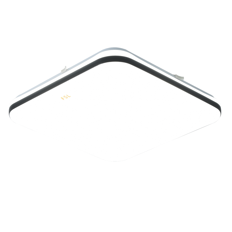 佛山照明（FSL）卧室灯LED吸顶灯三段调色简约书房灯具厨房餐厅卫生间灯饰方形24瓦54058
