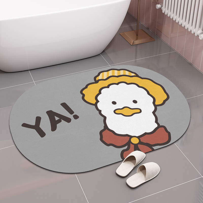 黄嘴鸭(椭圆) 45*70cm(秒吸速干)