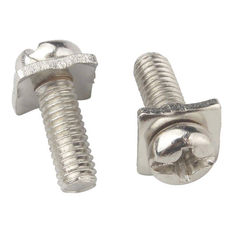 寶德豐 鍍鎳十字圓頭四方二組合螺絲釘盤頭帶平墊螺釘組合螺栓國標大全 螺紋直徑*螺紋長度*墊片長*墊片