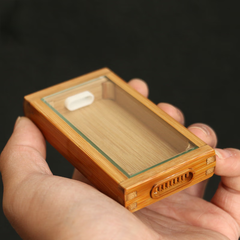 毅树天下(yishutianxia)纯手工制作天然老玉竹虫盒竹制黄蛉鸣虫盒活体