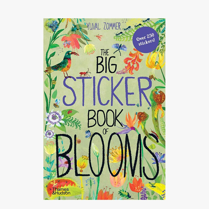 【现货】the big sticker book of blooms 花卉大贴纸书 植物认知绘本