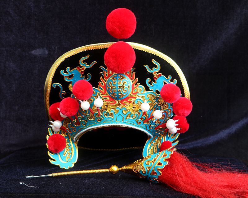 追玥梦川剧变脸服装全川剧京剧变脸帽子戏曲服装变脸头盔 魔术头盔