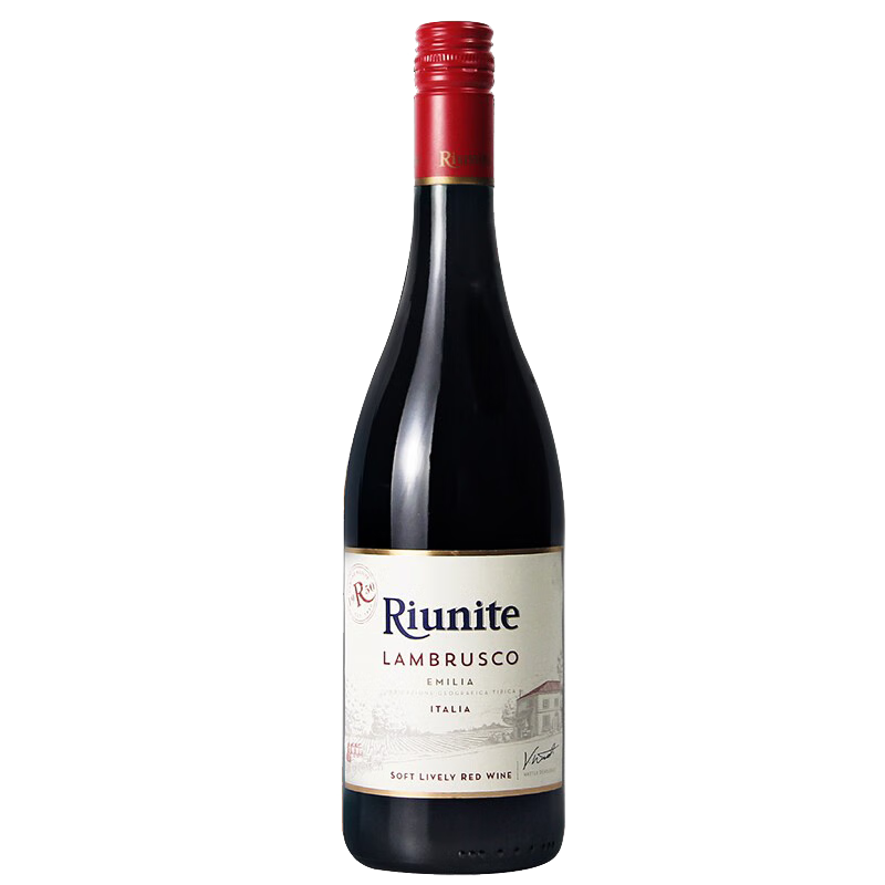 Riunite 优尼特 兰慕斯甜红起泡葡萄酒 意大利原瓶进口红酒 750ml 1号会员店