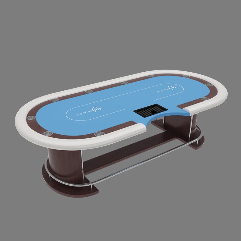 POKERABOVE2023德州扑克桌高端俱乐部永利扑克室扑克桌解构复刻款 蓝色永利款（270X140）预付款