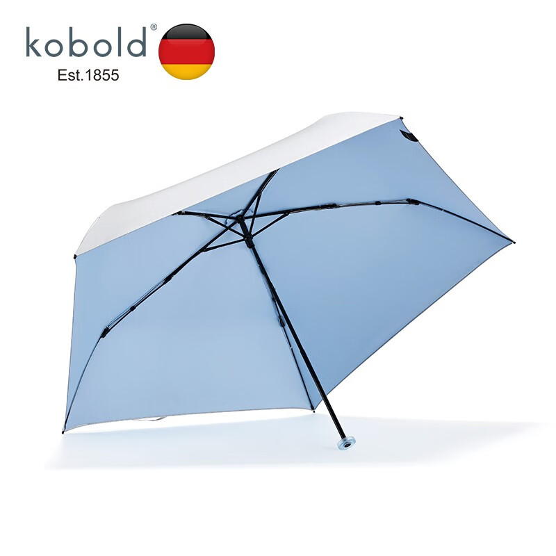 酷波德(kobold)钛银涂层加强防晒防紫外线遮阳伞140g超轻小巧便携太阳